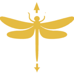libelle icon gold