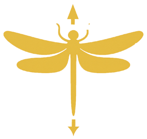 libelle icon gold